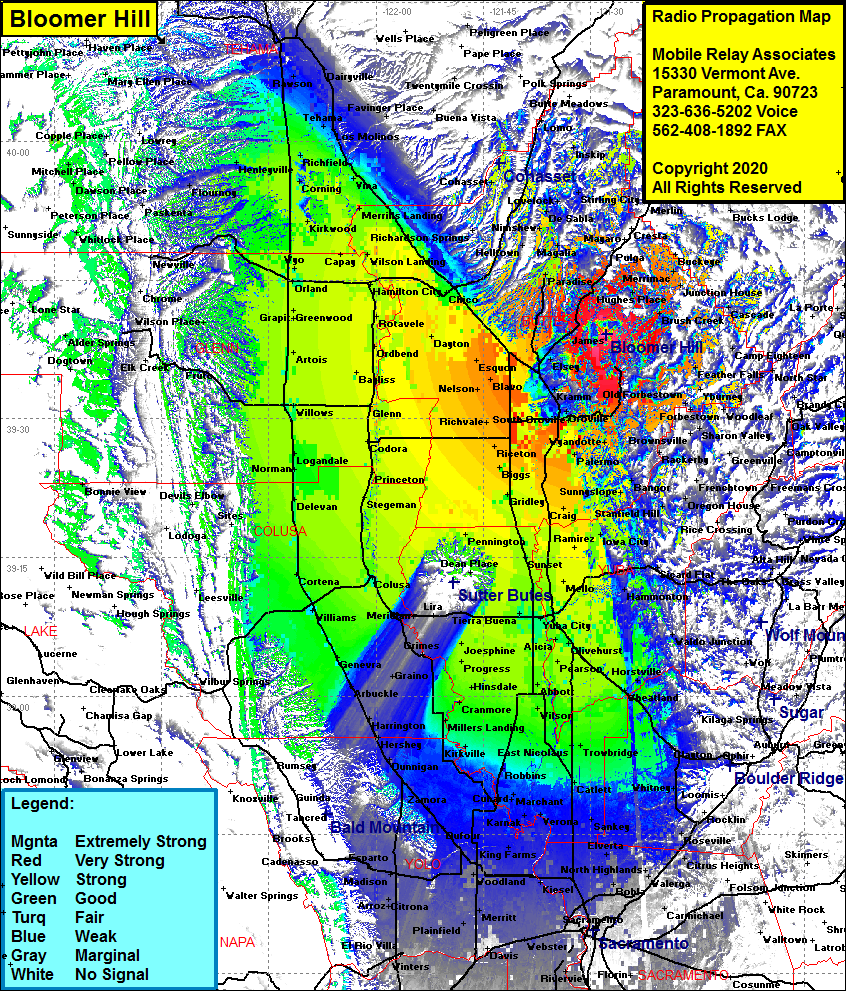 Radio Tower Site - Bloomer Hill, Oroville, Butte County, California - MRA