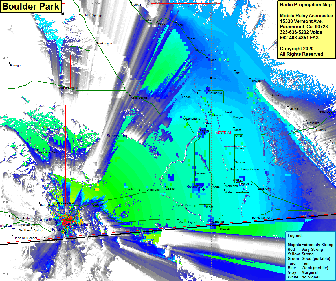 Radio Tower Site - Boulder Park, Jacumba, Imperial County, California - MRA