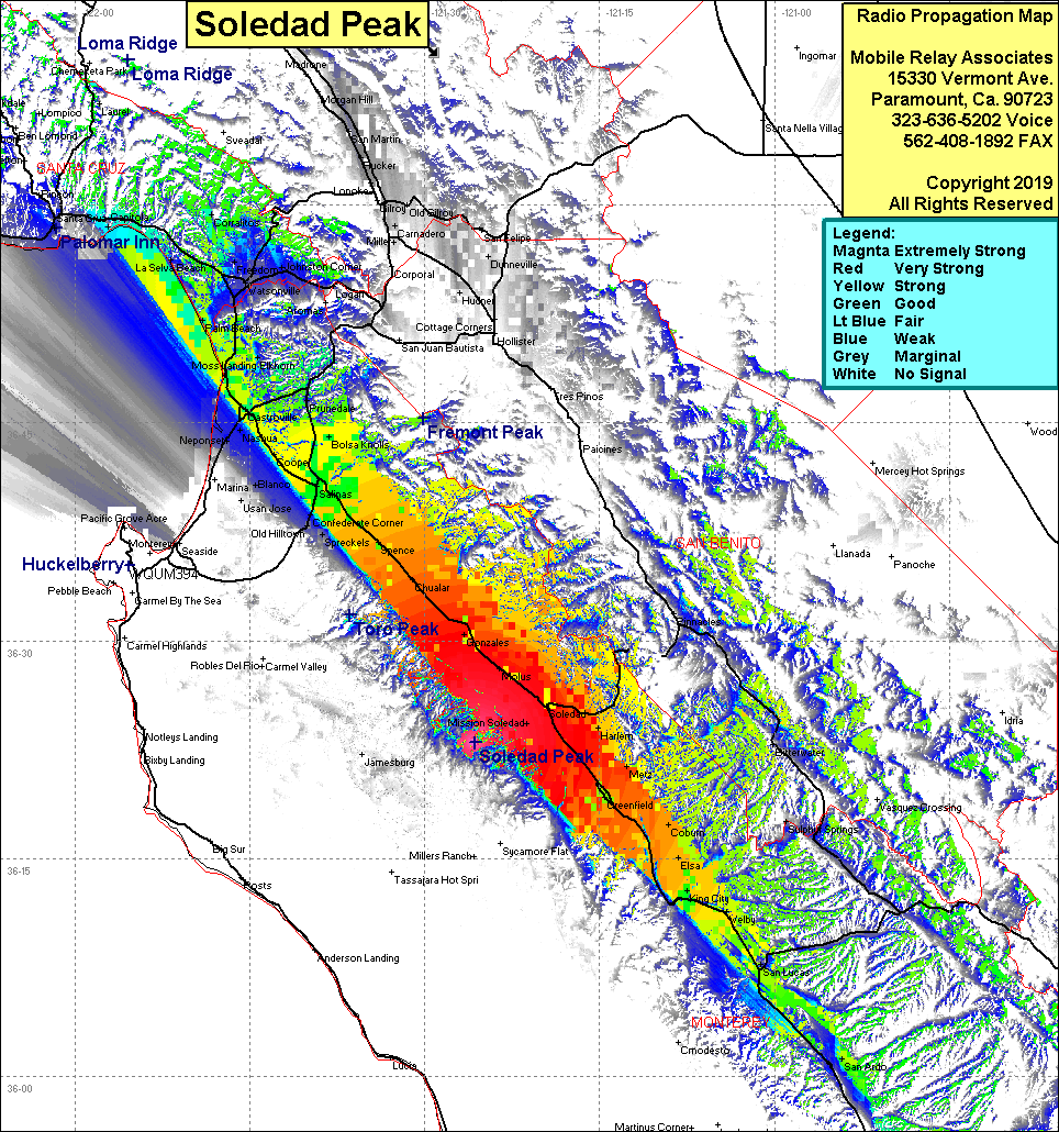 Radio Tower Site - Soledad Peak, Soledad, Monterey County, California - MRA