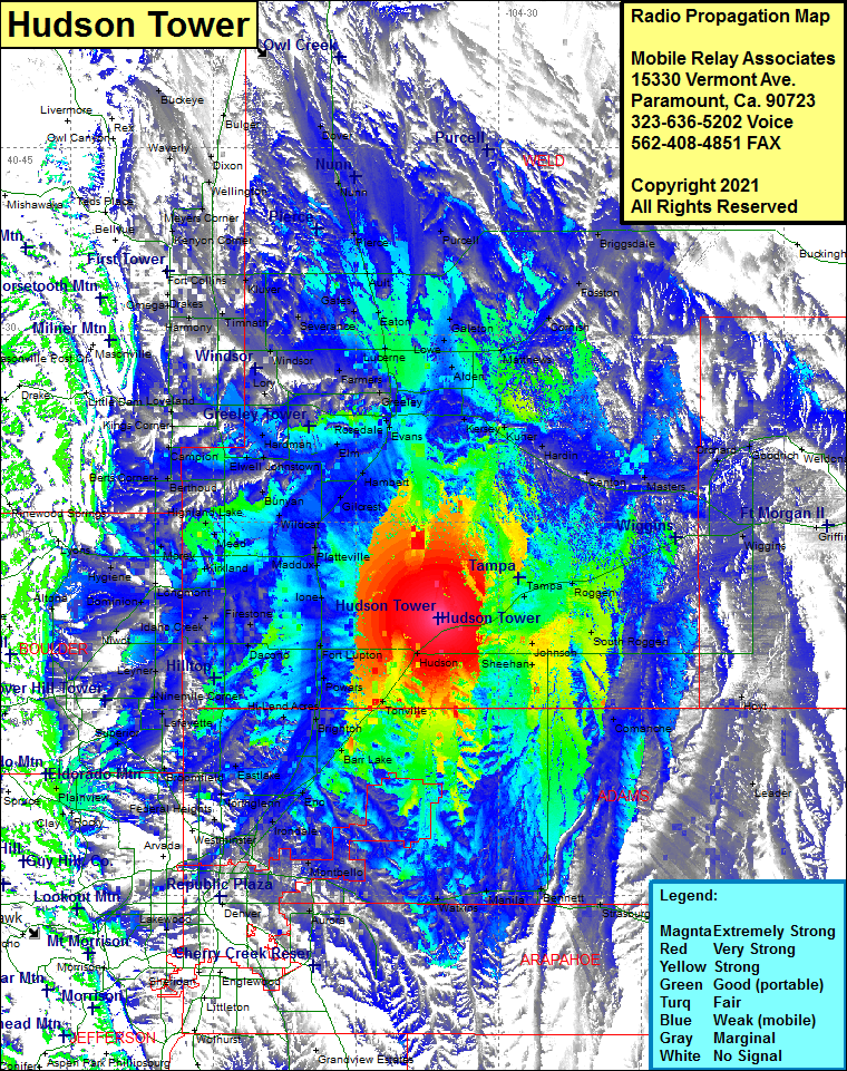 Radio Tower Site - Hudson Tower, Hudson, Weld County, Colorado - MRA