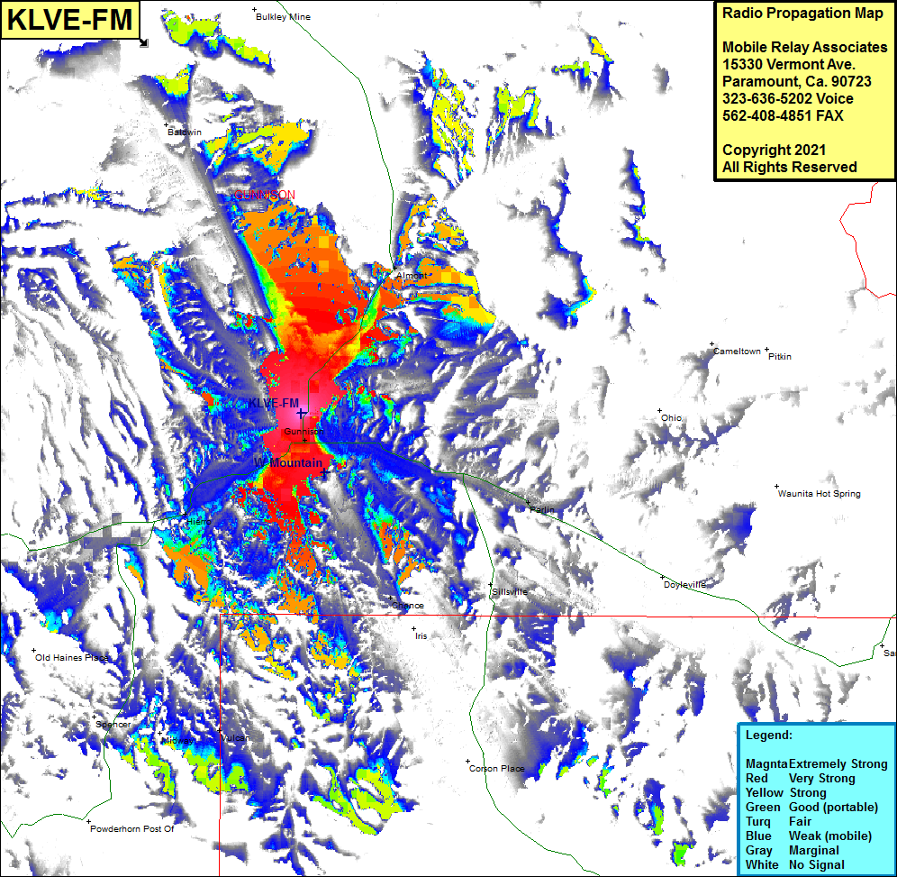 Radio Tower Site - KLVE-FM, Gunnison, Gunnison County, Colorado - MRA