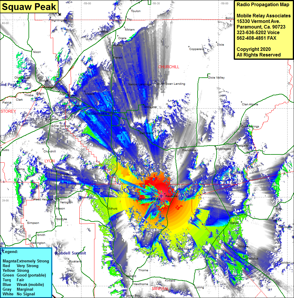 Radio Tower Site - Squaw Peak, Thorne, Mineral County, Nevada - MRA