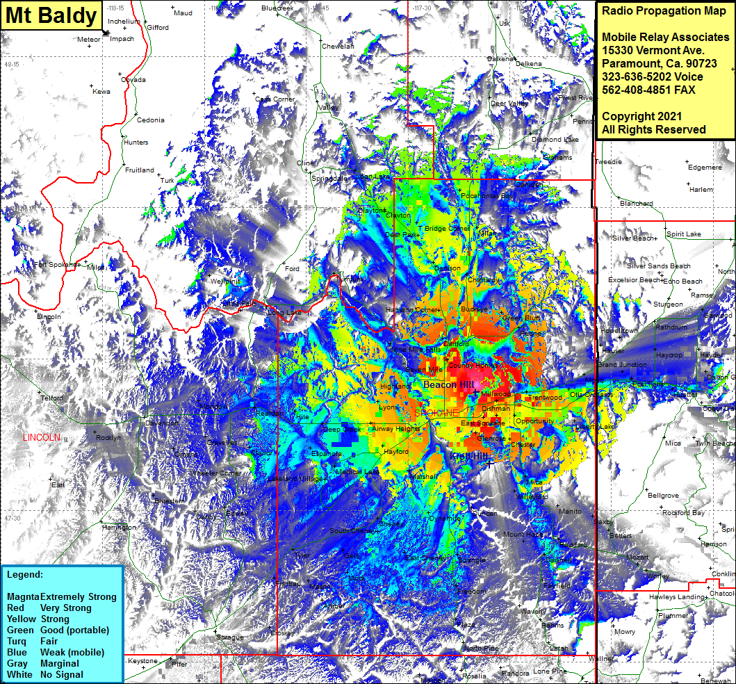 Radio Tower Site - Mt Baldy, Spokane, Spokane County, Washington - MRA