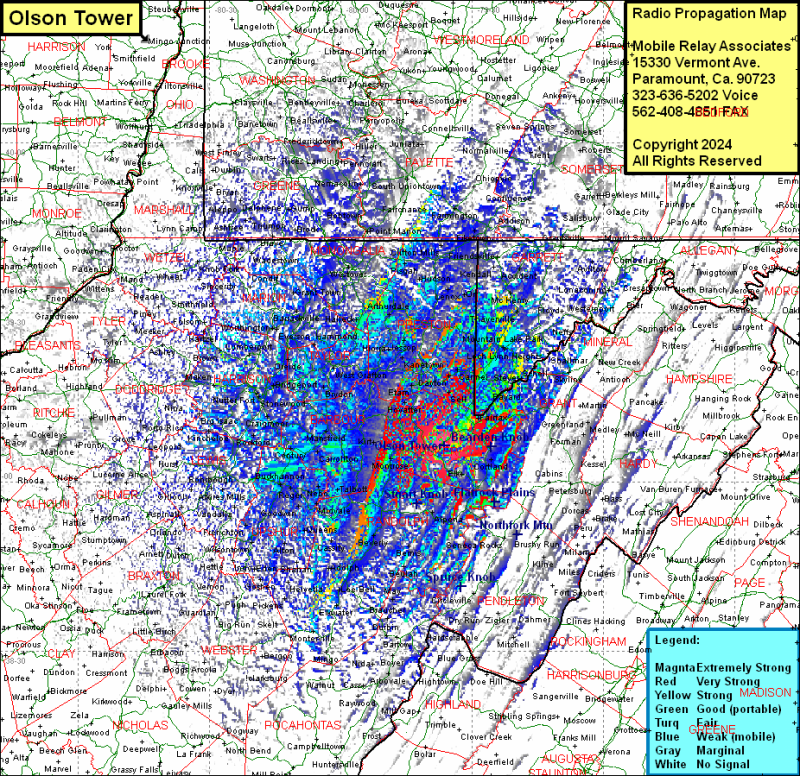 Radio Tower Site - Olson Tower, Hendricks, Tucker County, West Virginia