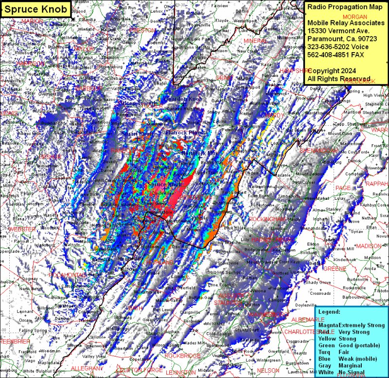 Radio Tower Site - Spruce Knob, Circleville, Pendleton County, West Virginia