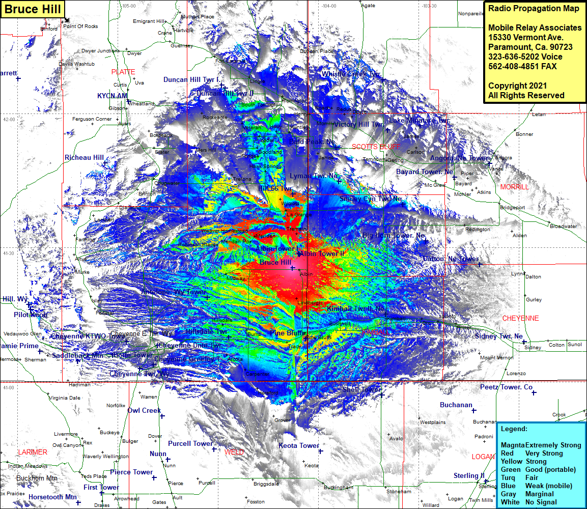 Radio Tower Site - Bruce Hill, Albin, Laramie County, Wyoming - MRA