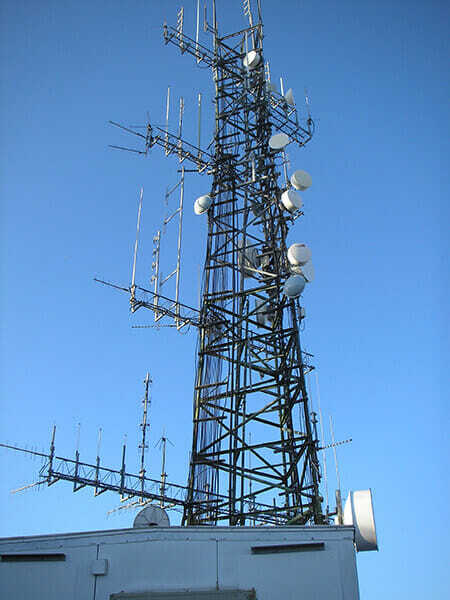 Radio Tower at Saddle Peak