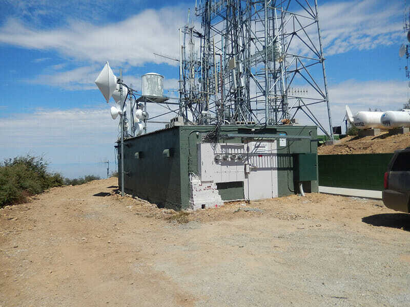 Another view of the Santiago Peak radio building