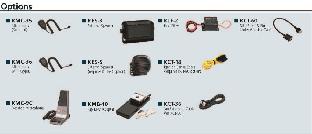 TK-7302HV & 8302HU Mobile Accessories