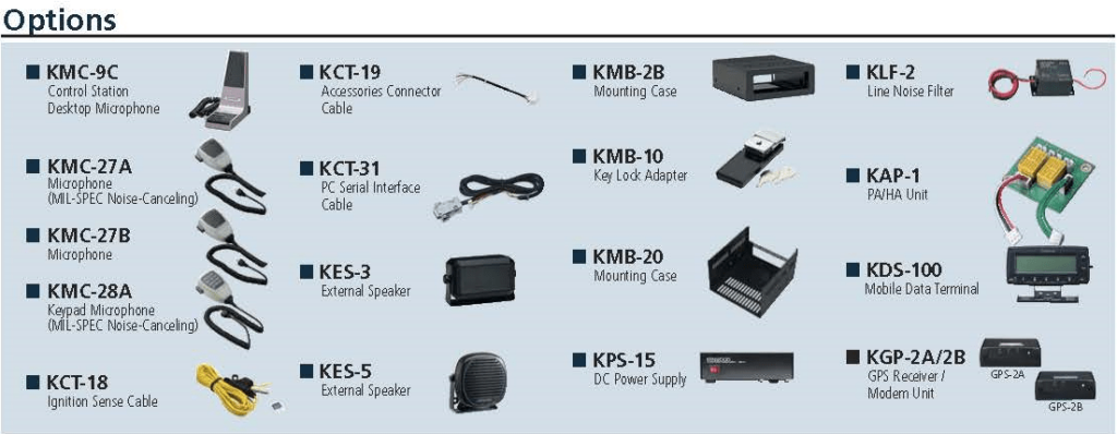 TK-980 & 981 Mobile Accessories