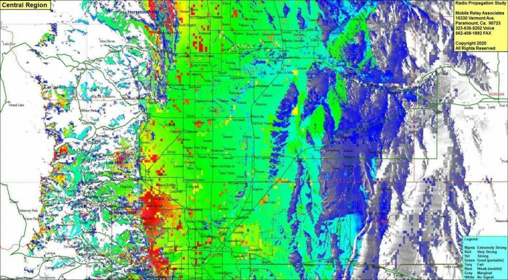 MRA Digital Coverage Colorado Central Region