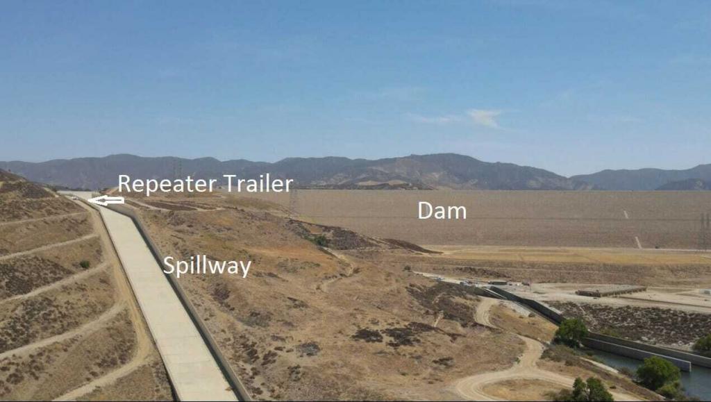 Lake Castaic Dam and Spillway