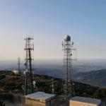 Mount Lukens Aerial - Radio site towers