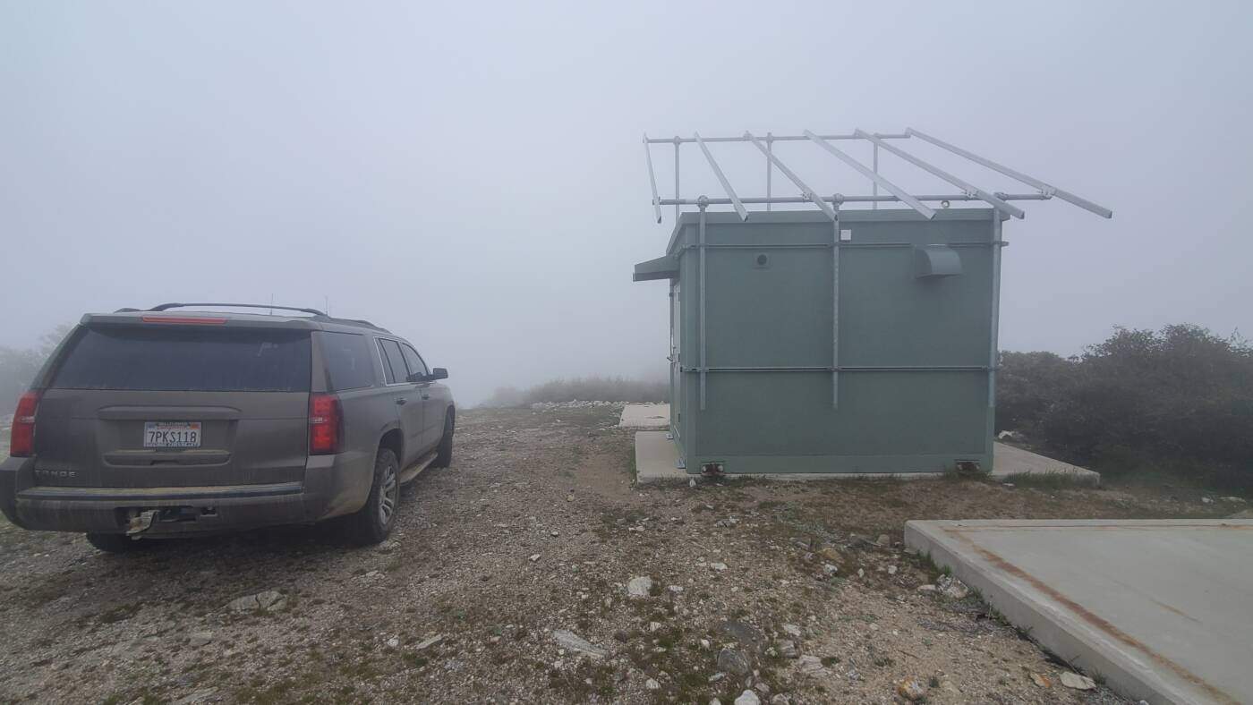 Cajon mountain lookout Radio Site Building