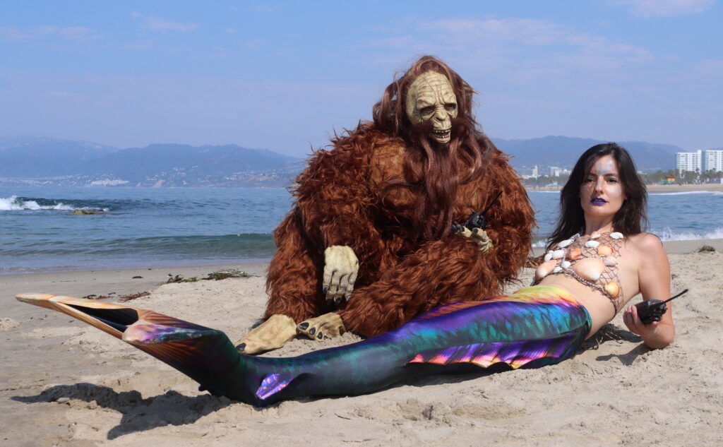 Sasquatch with Mermaid