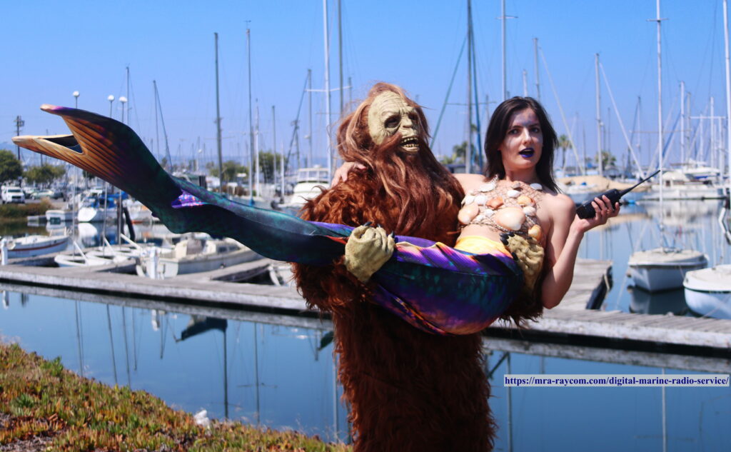 Sasquatch with a Mermaid