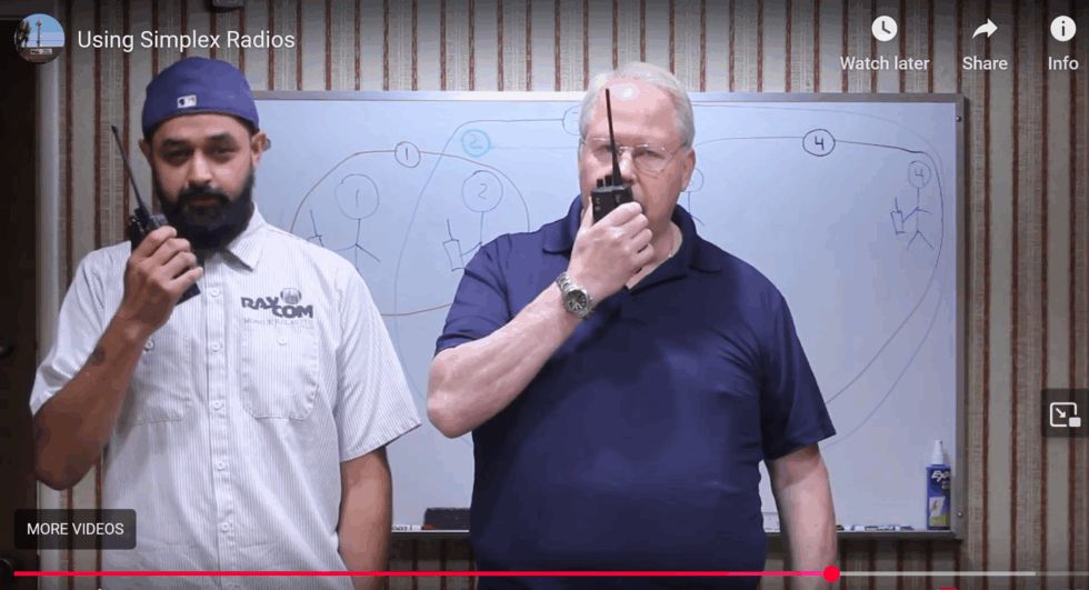 Two Way Simplex Using Simplex Two Way Radios - MRA