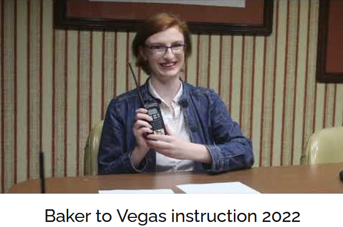 Baker to Vegas radio instructions
