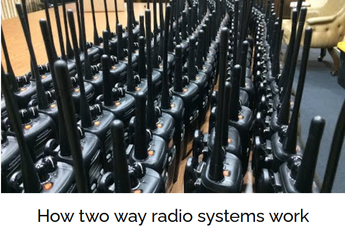 How two way radio systems work