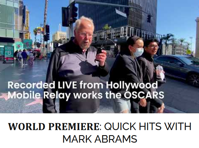 Radio use at the oscars