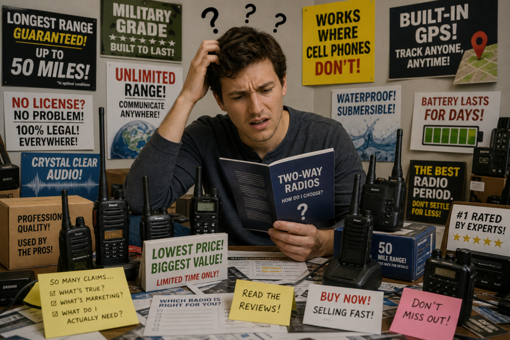 Confused by two way radios claims