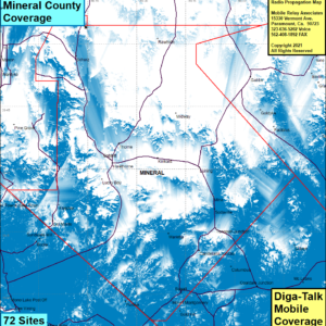Diga-Talk Network 72 Site Mobile Coverage Mineral