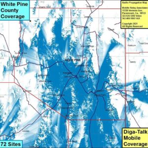 Diga-Talk Network 72 Site Mobile Coverage White Pine