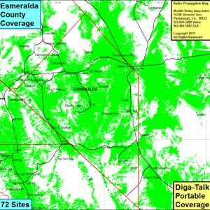 Diga-Talk Network 72 Site Portable Coverage Esmeralda