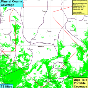 Diga-Talk Network 72 Site Portable Coverage Mineral
